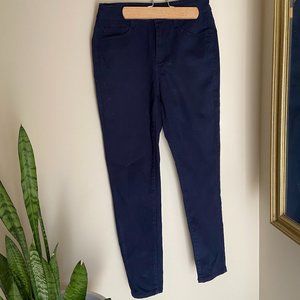 Navy high rise jeggings
